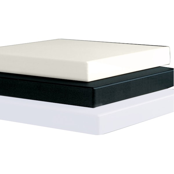 King Plastic King Starboard 24" x 54" x 1/4" White/White 2454WW14 - main